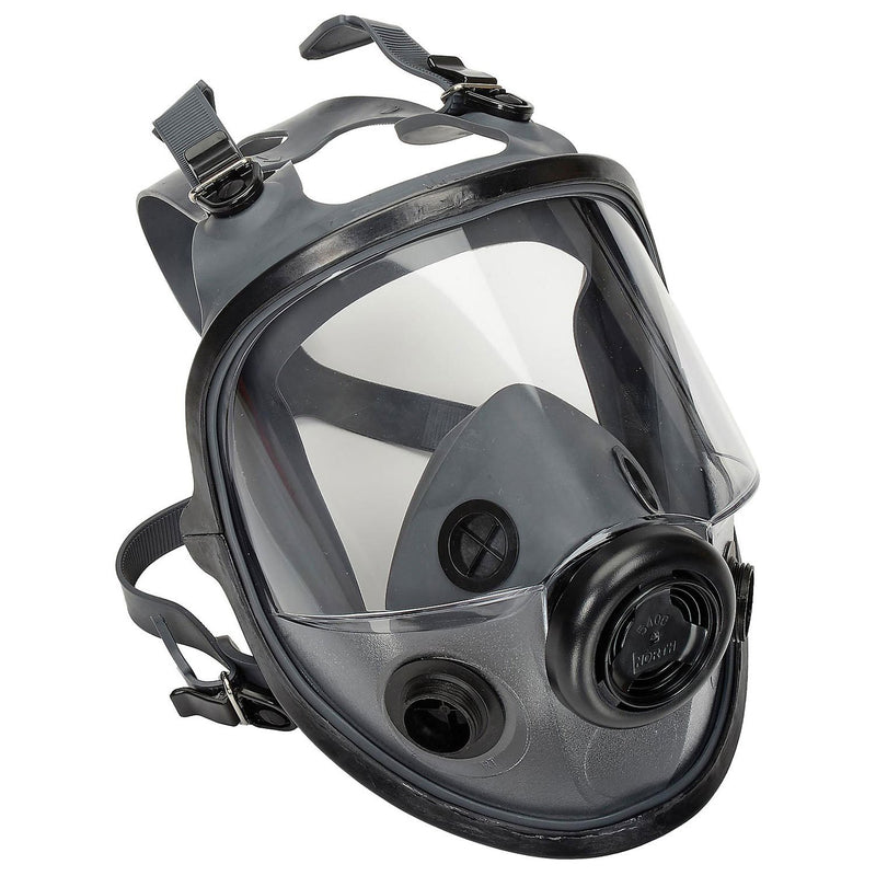 North 54001 Full-face safety mask with clear visor on a white background