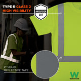 Ergodyne GloWear 8274 Women's Hi-Vis Type R Class 2 Shirt — Lime