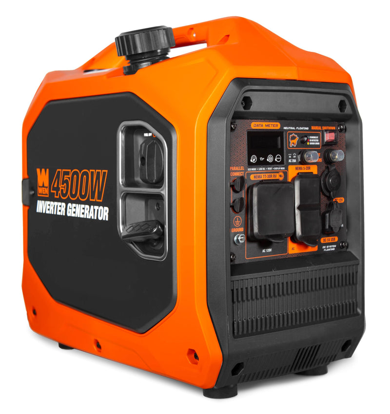 WEN 4500-Watt Inverter Generator, RV-Ready, Quiet, Portable and Lightweight with Fuel