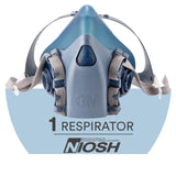 3M 7501 Half Mask Respirator Small — image 1