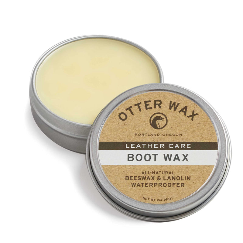 Otter Wax Boot Wax, 2 oz, Heavy-Duty Leather Waterproofing Wax