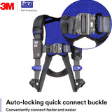 3M 1113001 DBI-SALA ExoFit X300 Comfort Vest Full Body Harness