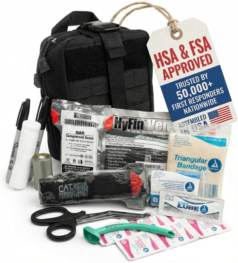 Scherber Premium IFAK Trauma Kit, Fully Stocked