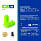 Moldex 6706 Pura-Fit EcoStation Refill — NRR 33dB, 500 Pairs