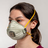 Moldex 4701N100 AirWave N100 Respirator — SmartStrap + Valve, Small