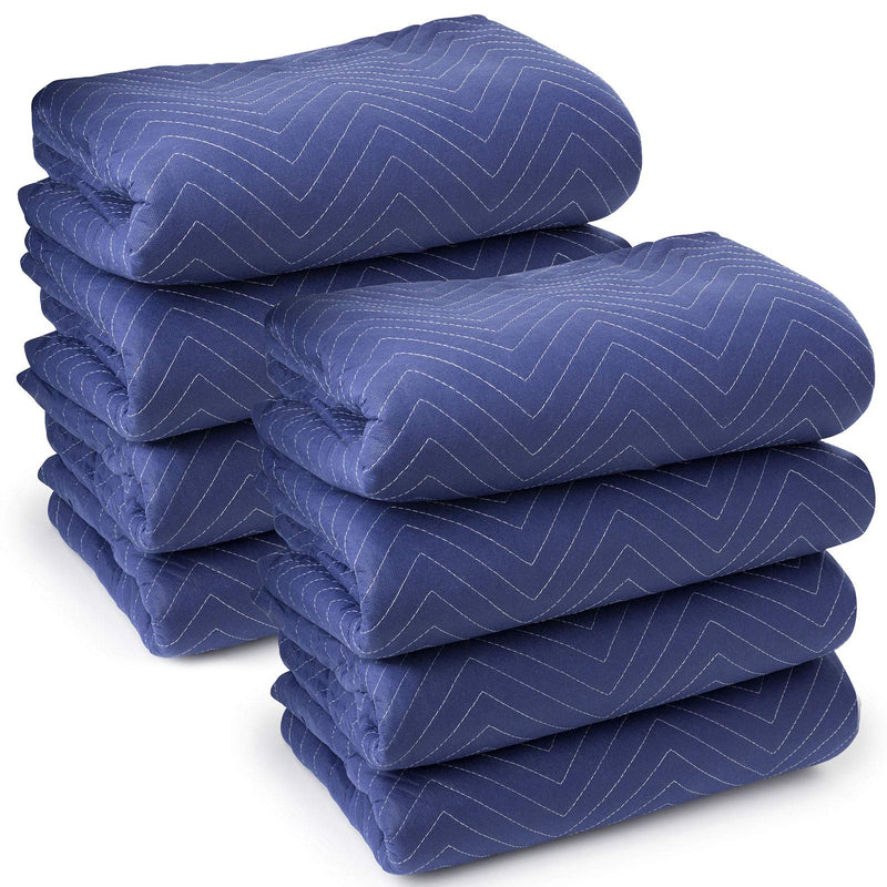 Sure-Max 8 Moving and Packing Blankets, Deluxe Pro, 80 x 72, 40 lb per Dozen Weight