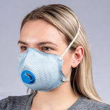 Moldex 2500N95 N95 Disposable Respirator — Nuisance Acid Gas + Valve