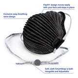 Moldex M4600N95 AirWave Respirator — Black, SmartStrap