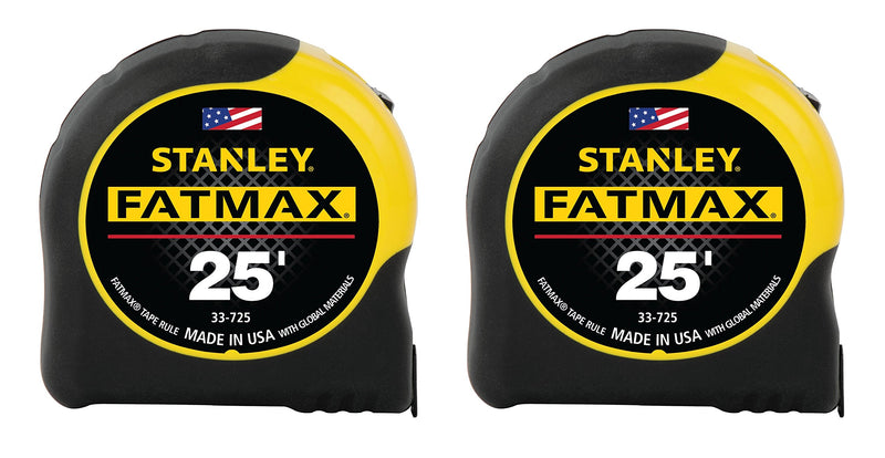 Stanley FMHT74038A FatMax 25 Foot Tape Measure, 2 Pack