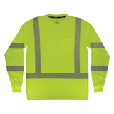 Ergodyne GloWear 8370 Class 3 Hi-Vis Long Sleeve Performance Shirt