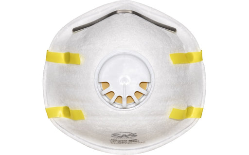 SAS Safety 8611 N95 Valved Particulate Respirator — 10-Pack
