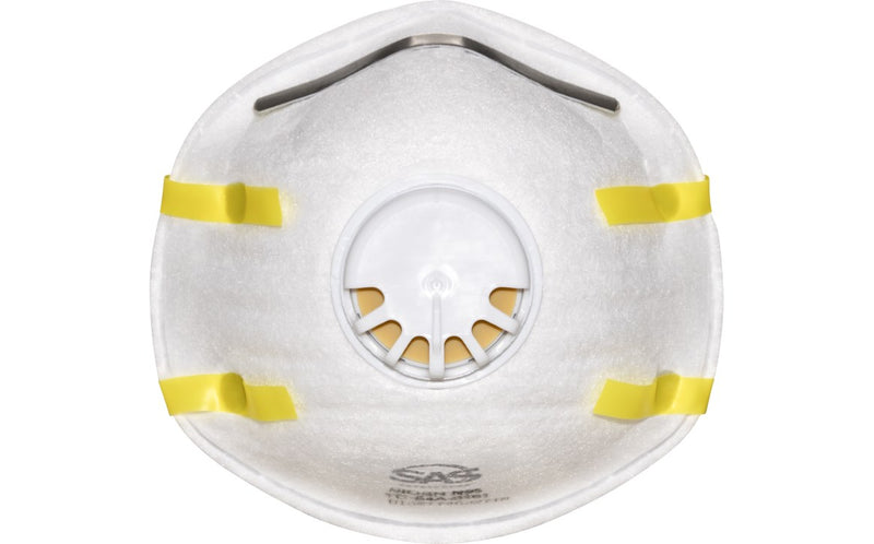 SAS Safety 8611 N95 Valved Particulate Respirator — 10-Pack