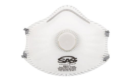 SAS Safety 8621 R95 Valved Particulate Respirator — 10-Pack