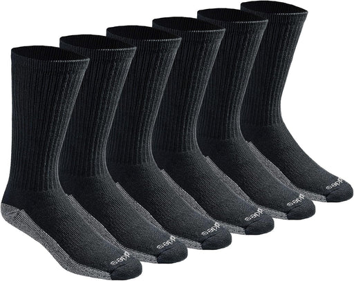 Dickies Dickies Dri-Tech Moisture Control Crew Work Socks (6-Pack)