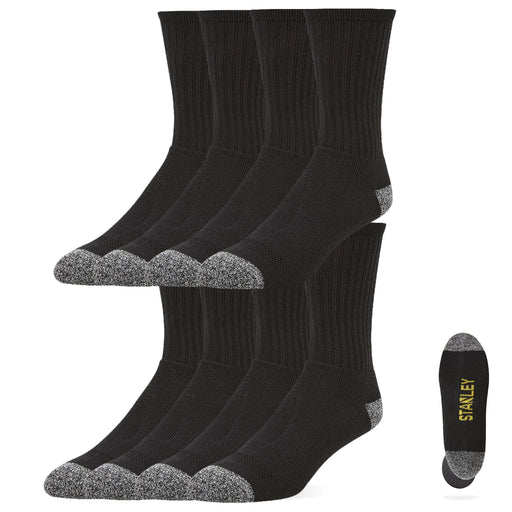 Stanley Stanley Work Socks for Men, 8 Pairs Thic