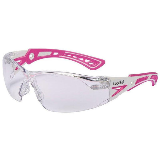Bolle Rush Plus — White/Pink (S) / Clear Anti-Fog