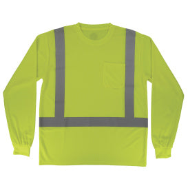 Ergodyne GloWear 8284 Class 2 Hi-Vis Long Sleeve Safety Shirt