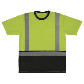 Ergodyne GloWear 8286BK Class 2 Hi-Vis Long Sleeve Shirt Black Front