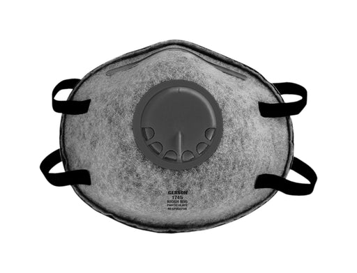 Gerson 1745 N95 Respirator with OV-AG Nuisance Relief | Organic Vapor, Acid Gas | Box of 10