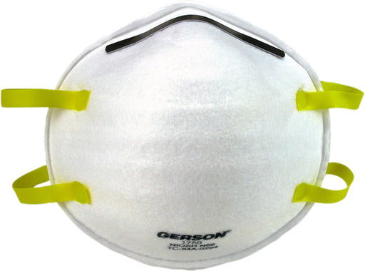 Gerson 1750 N99 Particulate Respirator | NIOSH Approved Molded Cup | Box of 20 | Made in USA