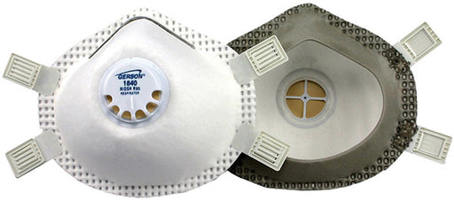 Gerson 1840 R95 Respirator with Valve, Full Gasket & Adjustable Straps | Bag of 5