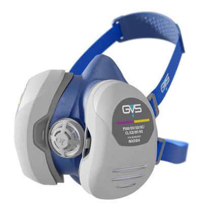 GVS Elipse OVAG P100 NIOSH Half Mask Respirator – Organic Vapor, Acid Gas & Particulate