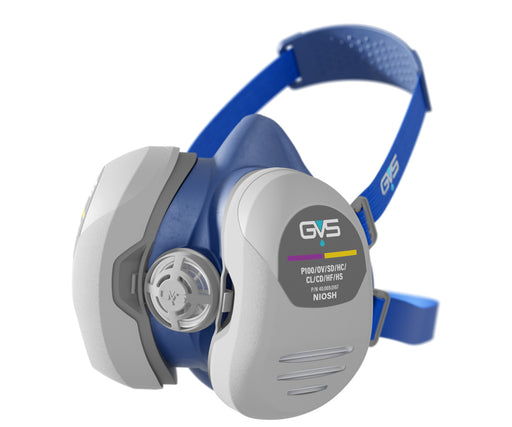 GVS Elipse OVAG P100 NIOSH Half Mask Respirator – Organic Vapor, Acid Gas & Particulate Protection