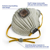 Moldex 4700N100 AirWave N100 Respirator — SmartStrap + Valve