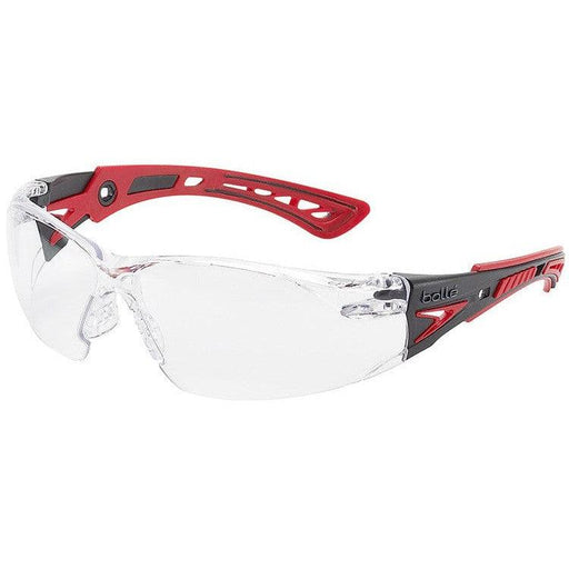 Bolle Rush Plus — Red/Black / Clear Anti-Fog